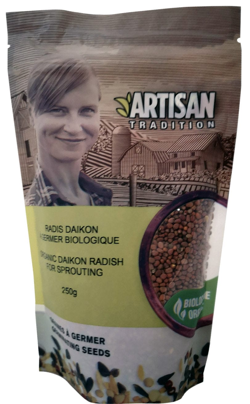 ARTISAN Épicerie Radis daikon à germer bio 250g