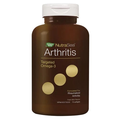ASCENTA Suppléments NutraSea Arthritis (saveur menthe fraîche) 75gels