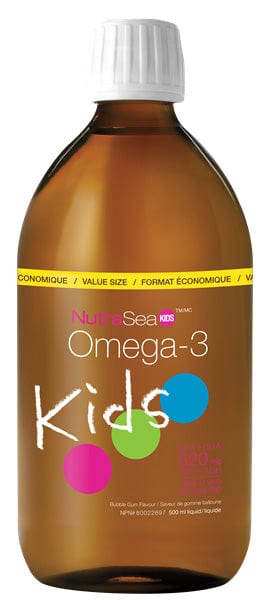 ASCENTA Suppléments NutraSea Omega 3 Kids (saveur gomme balloune) 500ml