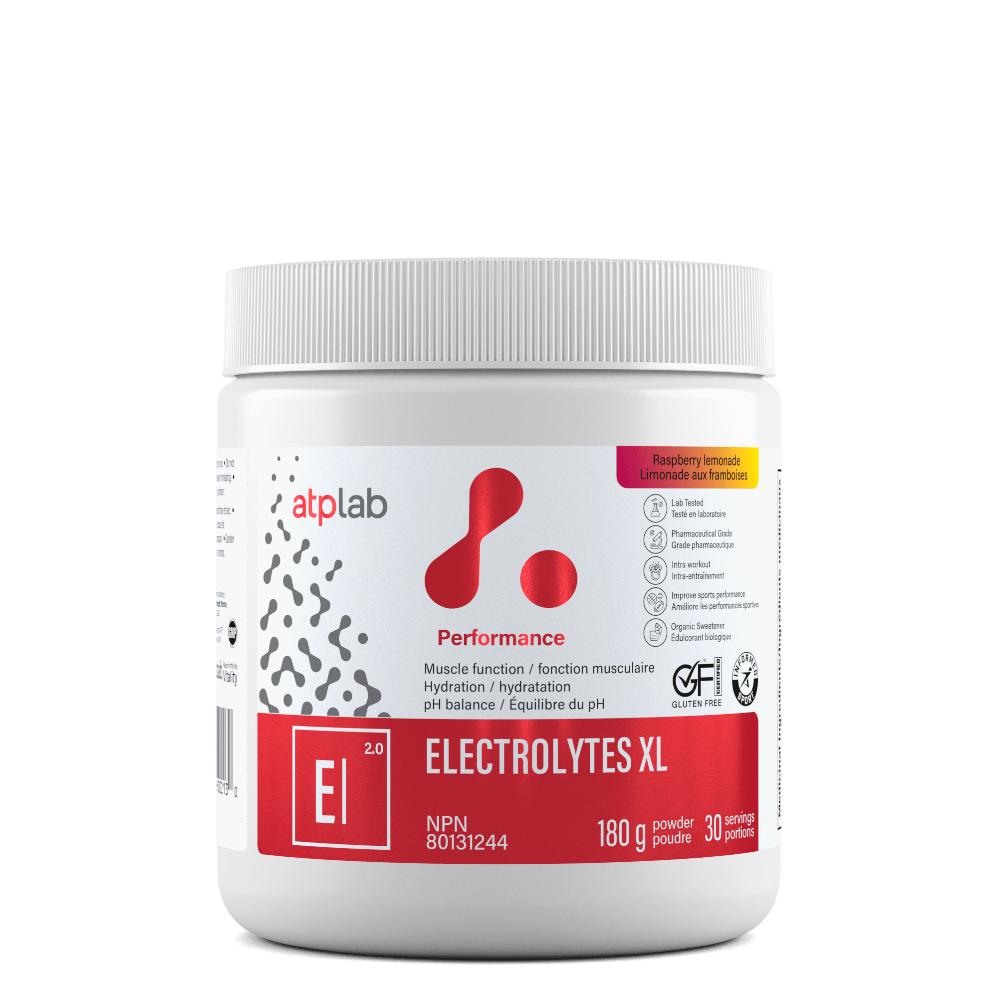 ATP (ATHLETIC THERAPEUTIC PHARMA) Suppléments Electrolyte XL (Limonade) 180g