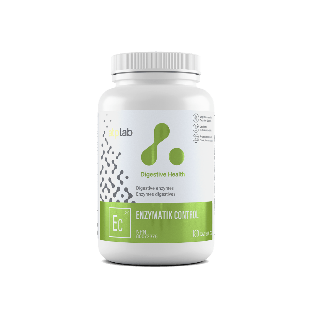 ATP (ATHLETIC THERAPEUTIC PHARMA) Suppléments Enzimatik Control (Ec) 180caps
DATE DE PÉREMPTION : 30 NOVEMBRE 2026