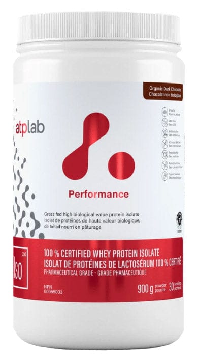 ATP (ATHLETIC THERAPEUTIC PHARMA) Suppléments ISO Isolat 100% de protéine (chocolat noir) 900g