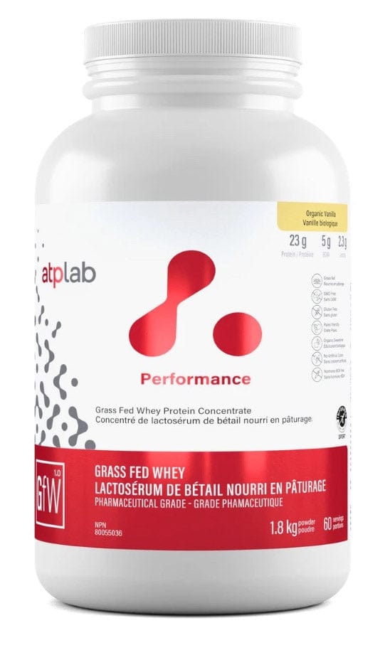 ATP (ATHLETIC THERAPEUTIC PHARMA) Suppléments Lactosérum de bétail nourri en pâturage vanille bio  1,8kg