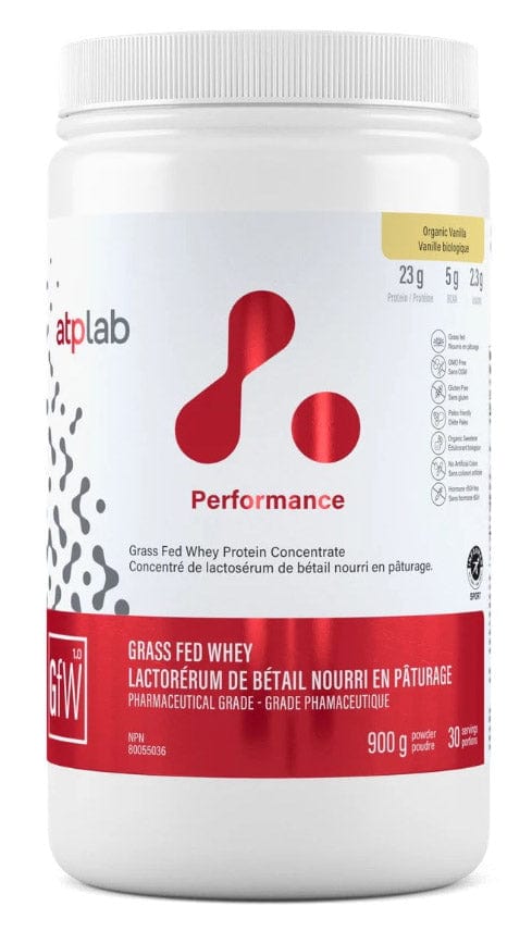 ATP (ATHLETIC THERAPEUTIC PHARMA) Suppléments Lactosérum de bétail nourri en pâturage vanille bio  900g