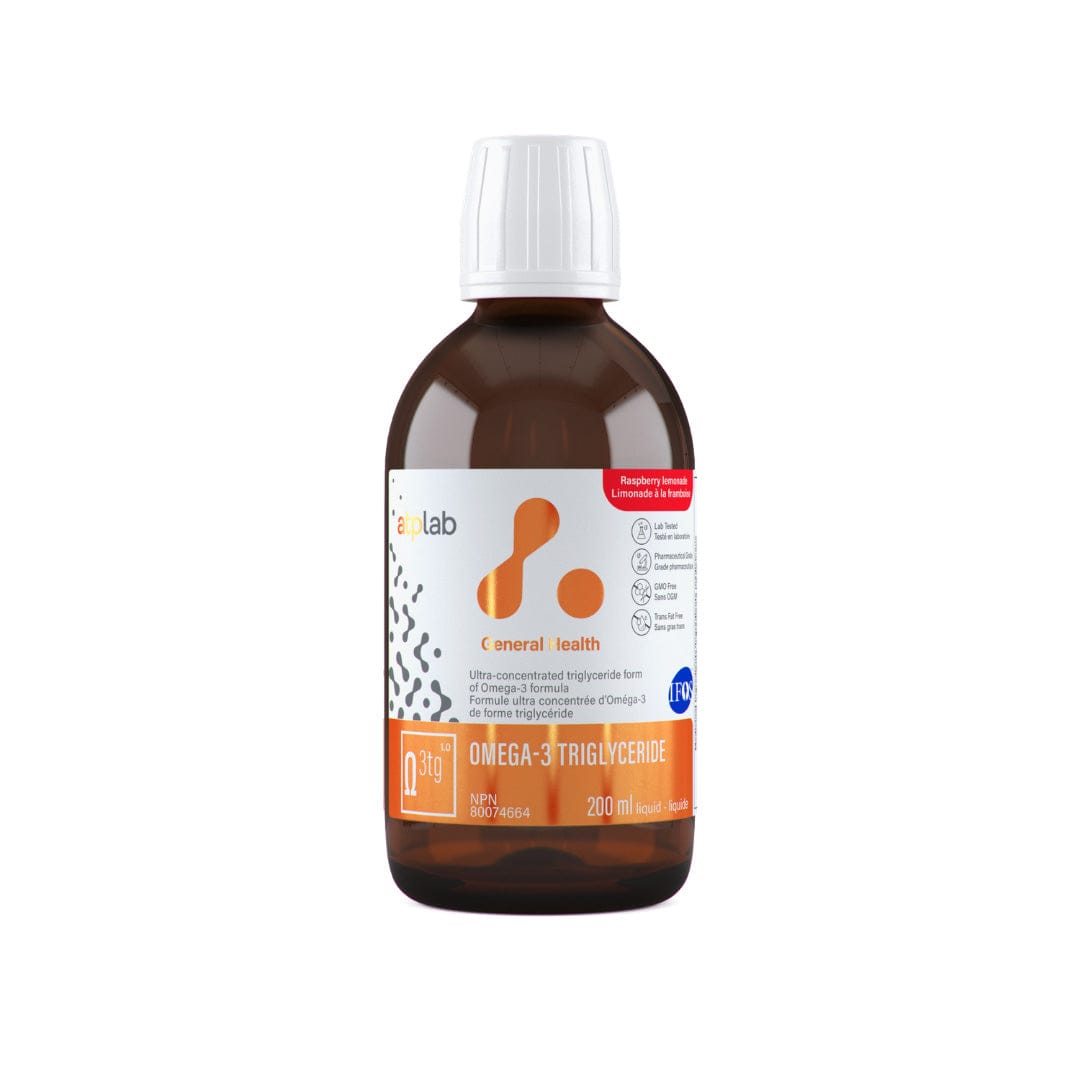 ATP (ATHLETIC THERAPEUTIC PHARMA) Suppléments Omega 3 TG liquide (limonade à la framboise) 200ml