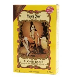 AURYS Soins & beauté Poudre colorante Blond doré 100g
