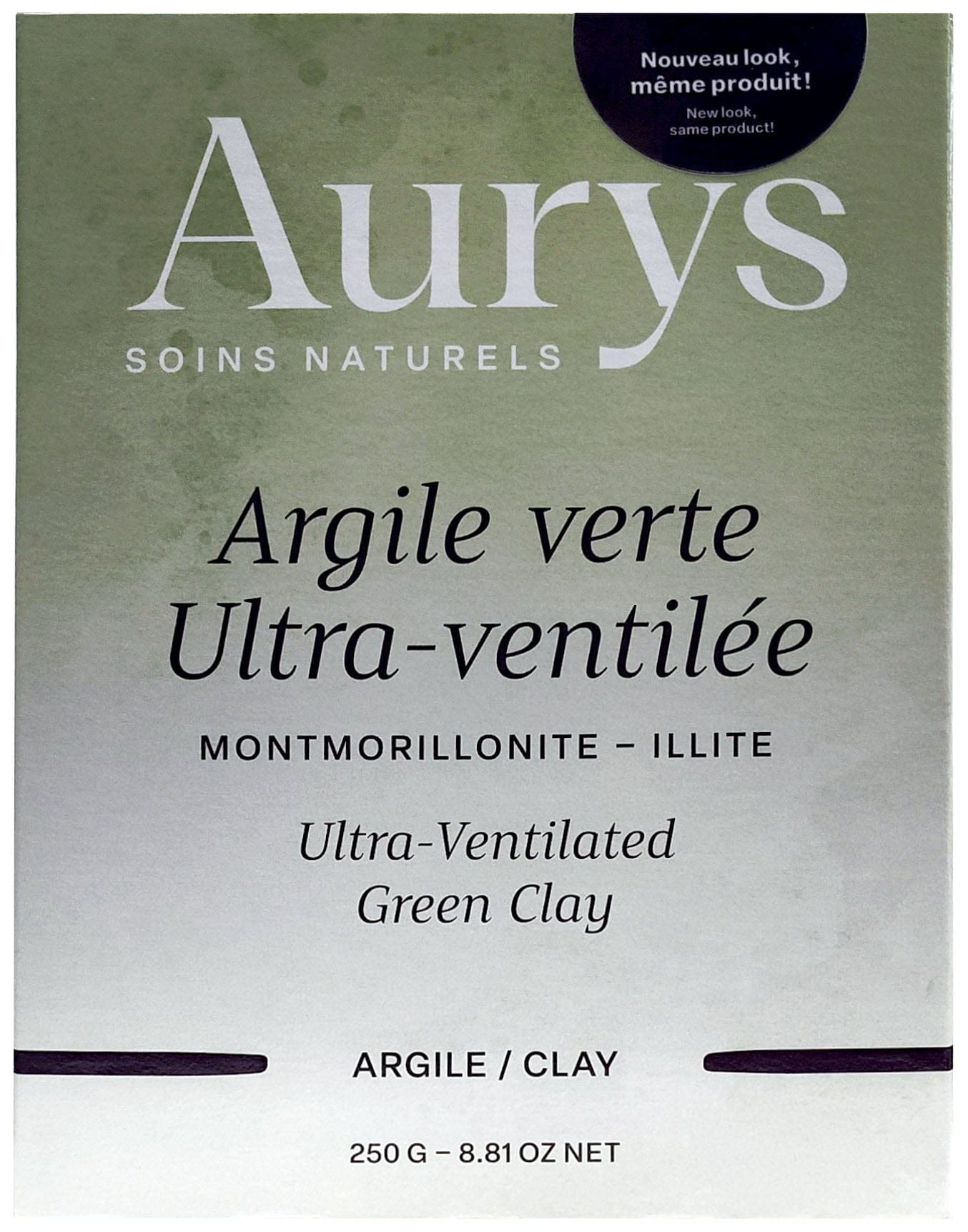 AURYS Suppléments Argile verte ultra ventilée 250g