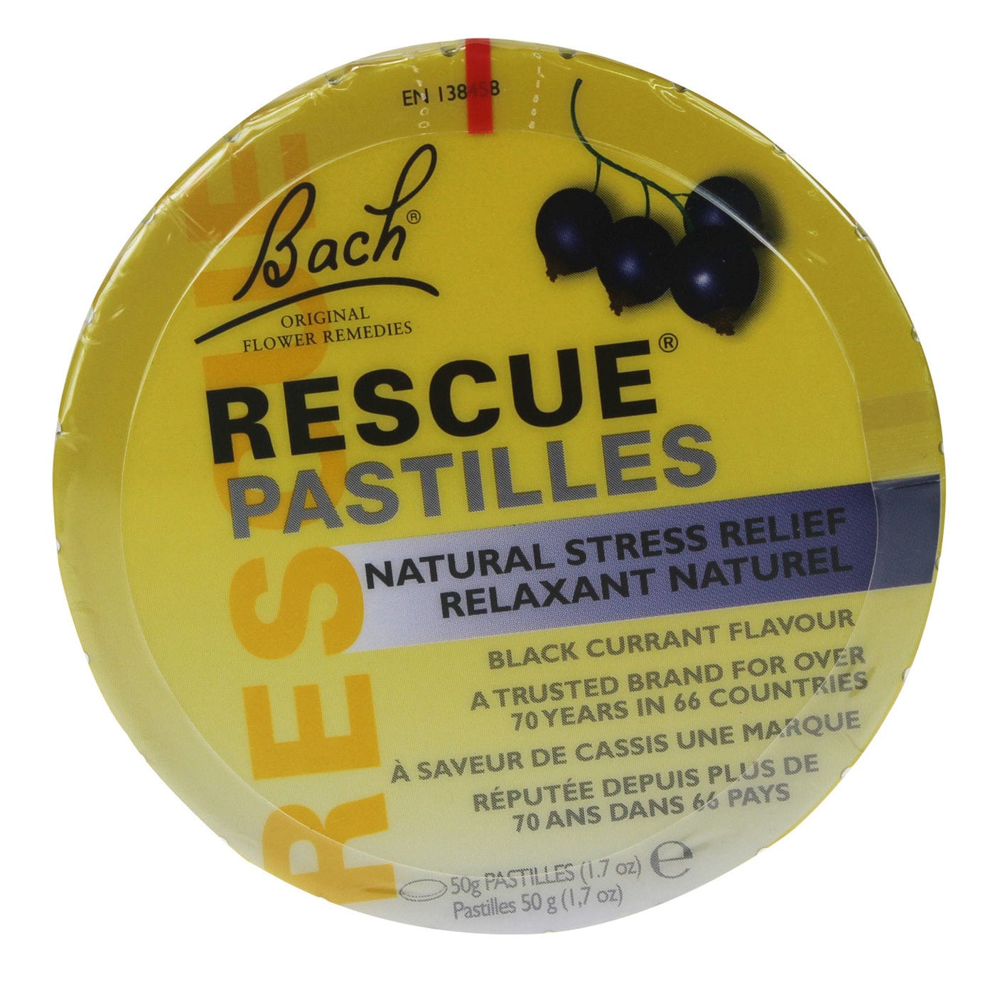 BACH Suppléments Rescue remedy (pastilles cassis) 50g