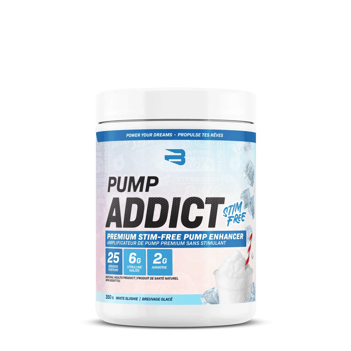 BELIEVE SUPPLEMENTS Suppléments Pump addict SF (breuvage glacé) 360g