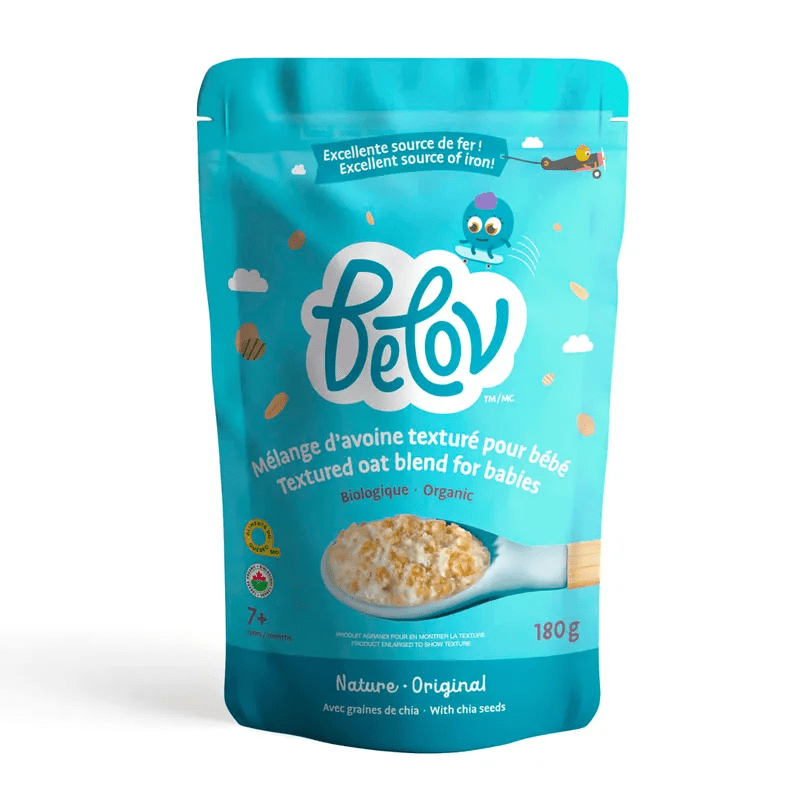 BELOV Épicerie Mélange d'avoine texturé pour bébé original bio 180g