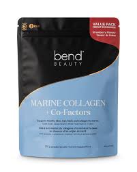 BEND BEAUTY Suppléments Collagène marin + cofacteur  (fraise) 292g