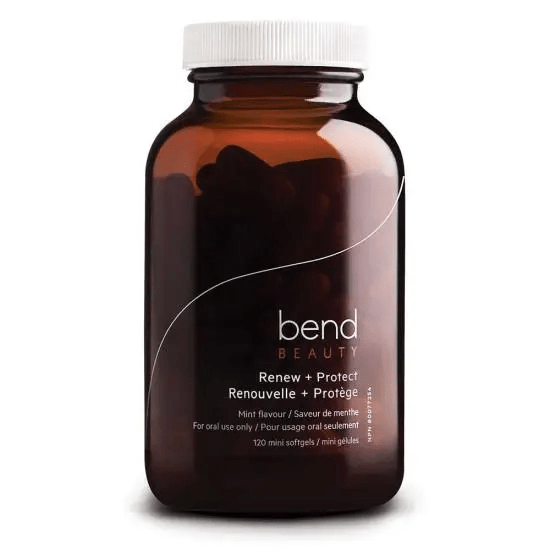BEND BEAUTY Suppléments Renouvelle et protège (saveur de menthe) 120minis gels