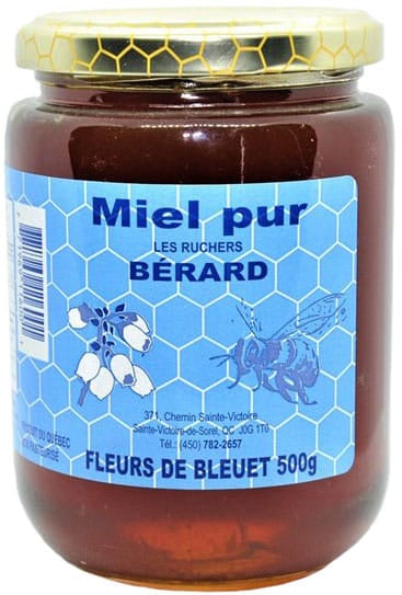 BÉRARD Épicerie Miel bleuets 500g