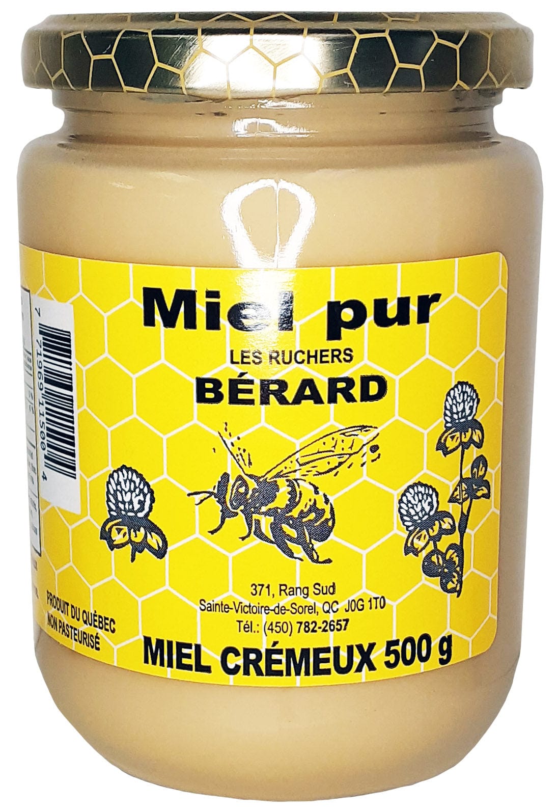BÉRARD Épicerie Miel crémeux 500g
