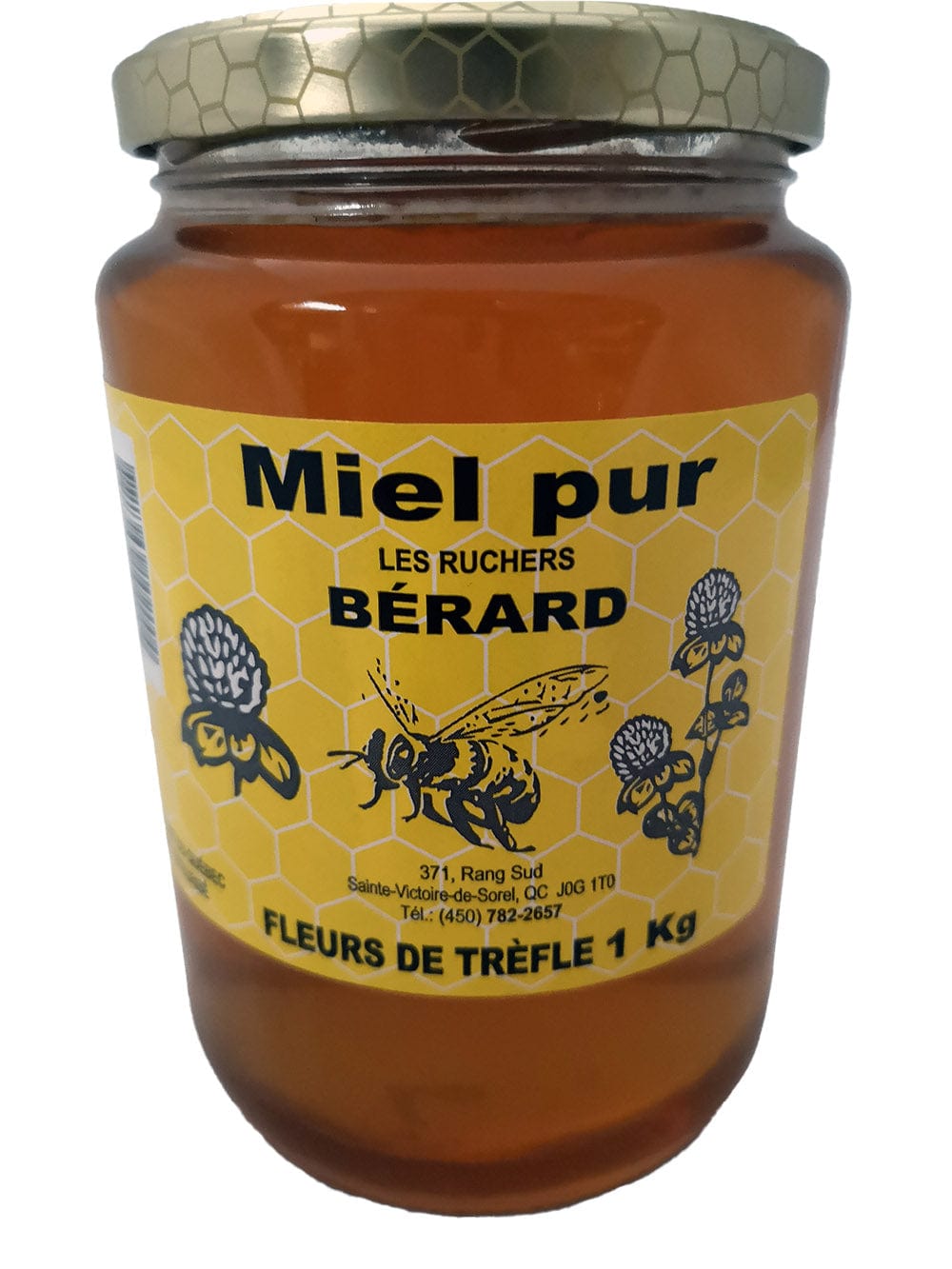 BÉRARD Épicerie Miel de trèfle 1kg