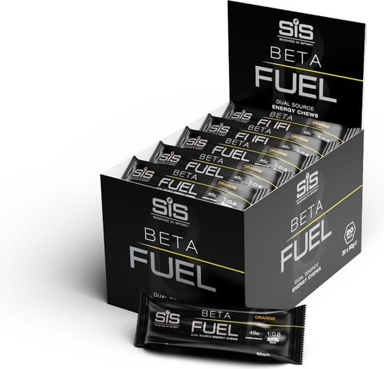 BETA FUEL Suppléments Barres énergétiques (orange) 20x60g
