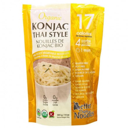 BETTER THAN NOODLE Épicerie Nouilles de konjac thaï bio 385g