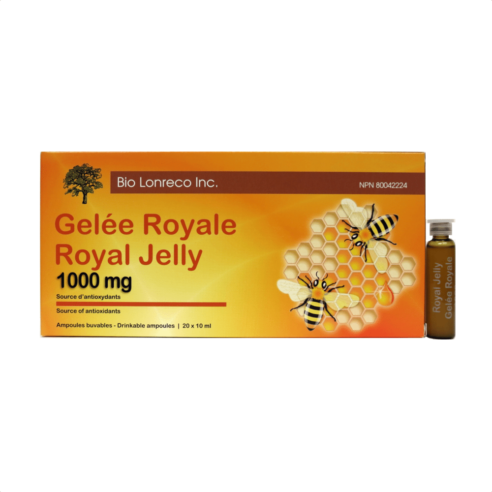 BIO LONRECO Suppléments Gelée royale 1000mg 20x10ml