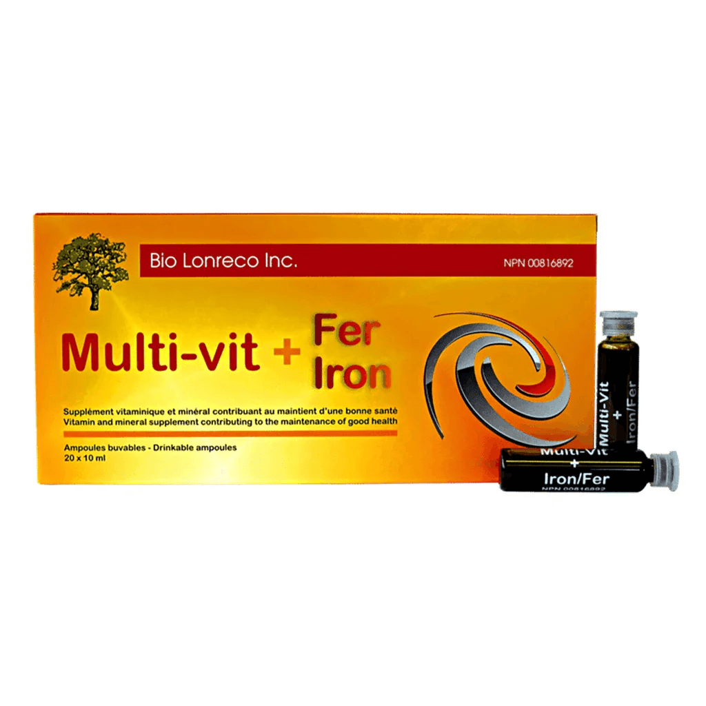 BIO LONRECO Suppléments Multi-vitamine + fer 20x10ml