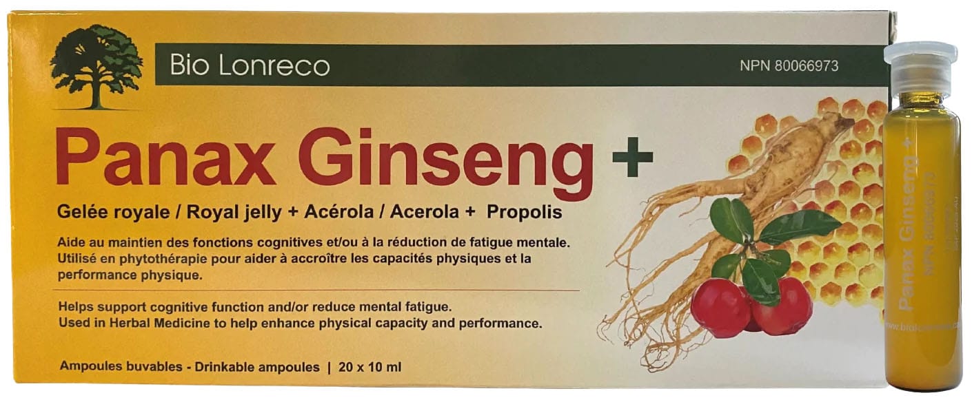 BIO LONRECO Suppléments Panax ginseng + 20x10ml