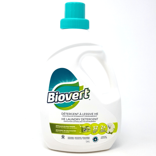 BIO-VERT Épicerie Détergent à lessive HE cotton frais 1.4L