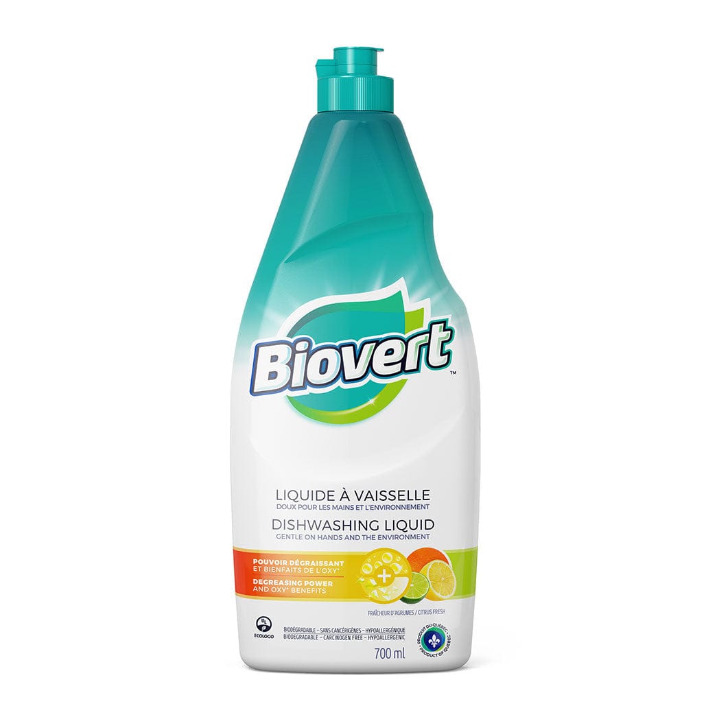 BIO-VERT Épicerie Liquide vaisselle agrumes 700ml