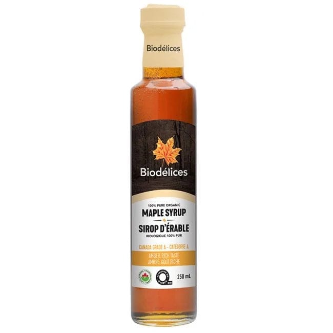 BIODÉLICES Épicerie Sirop d'érable bio 250ml