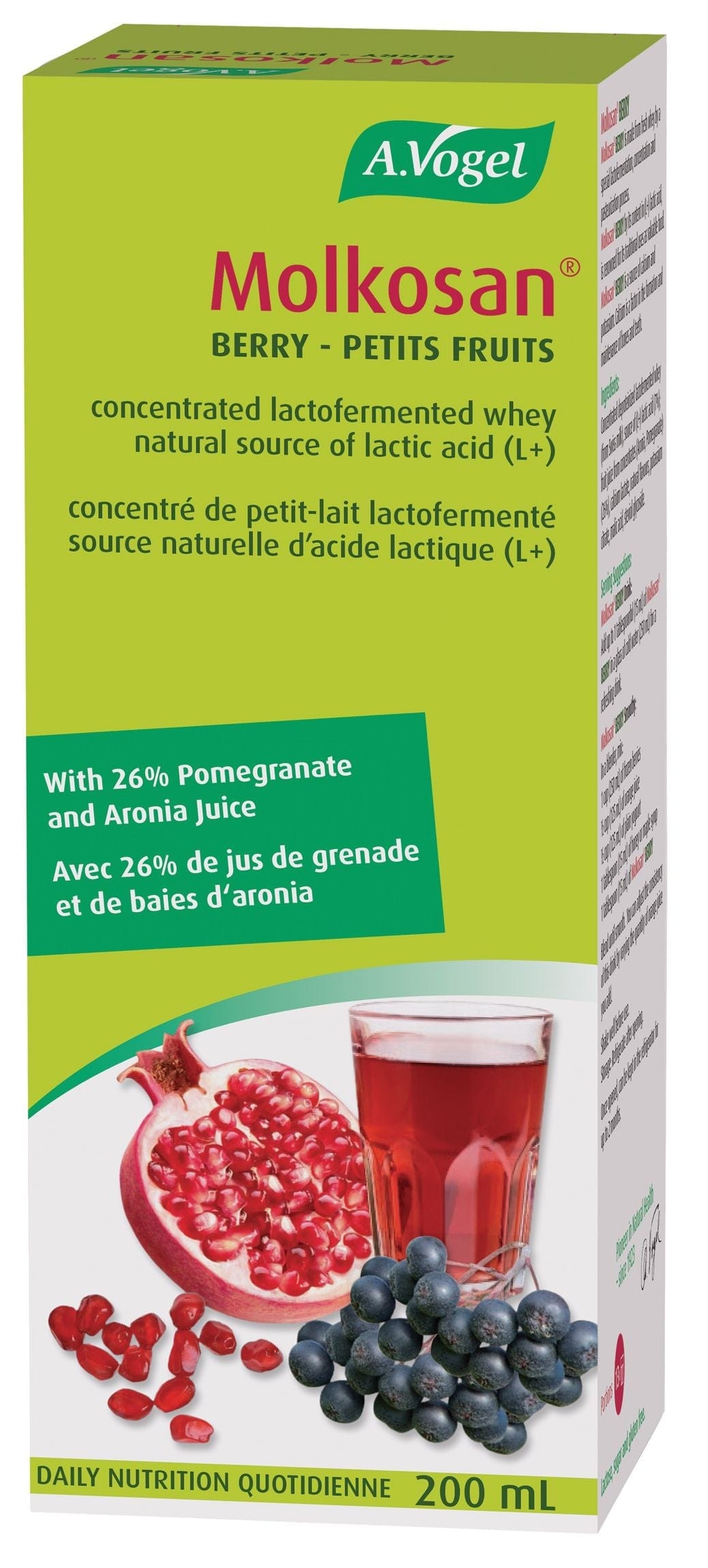 BIOFORCE (A. VOGEL) Suppléments Molkosan petits fruits 200ml