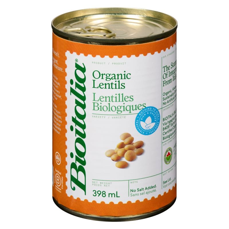 BIOITALIA Épicerie Lentilles bio 398ml