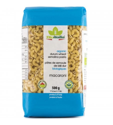 BIOITALIA Épicerie Pâtes de macaroni bio 500g