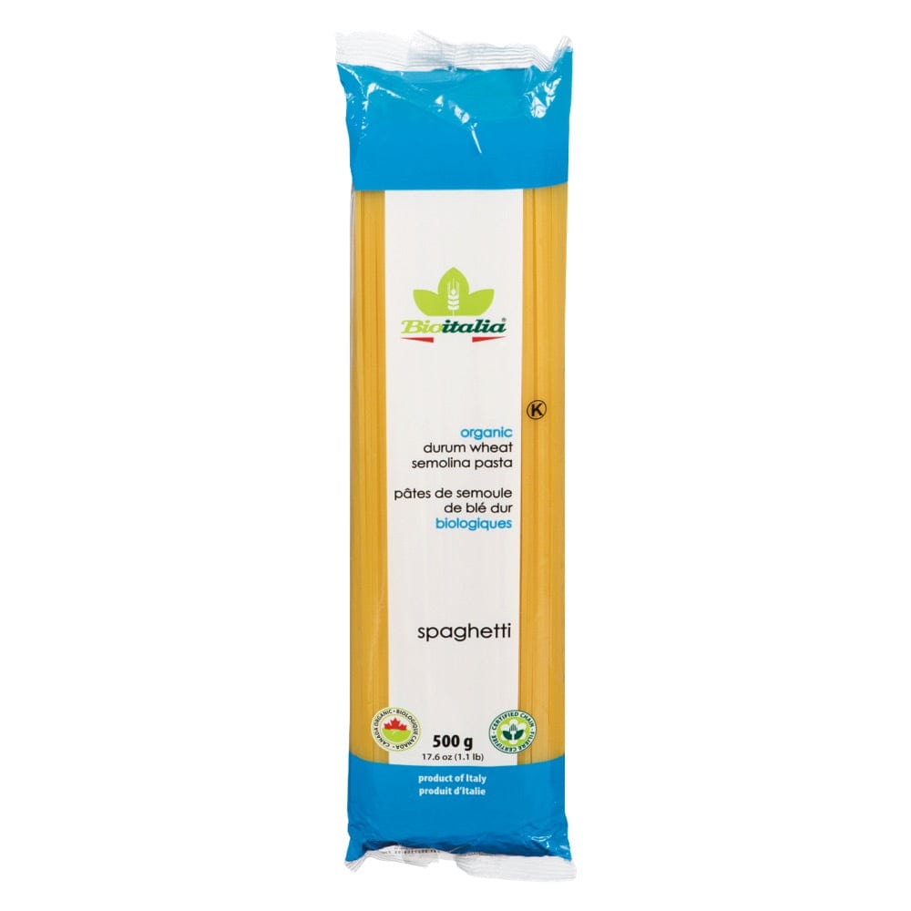 BIOITALIA Épicerie Pâtes spaghetti blé dur bio 500g