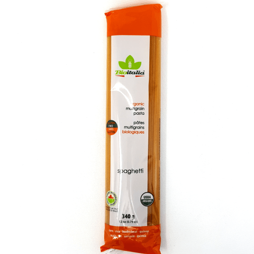 BIOITALIA Épicerie Pâtes spaghetti multigrains bio 340g