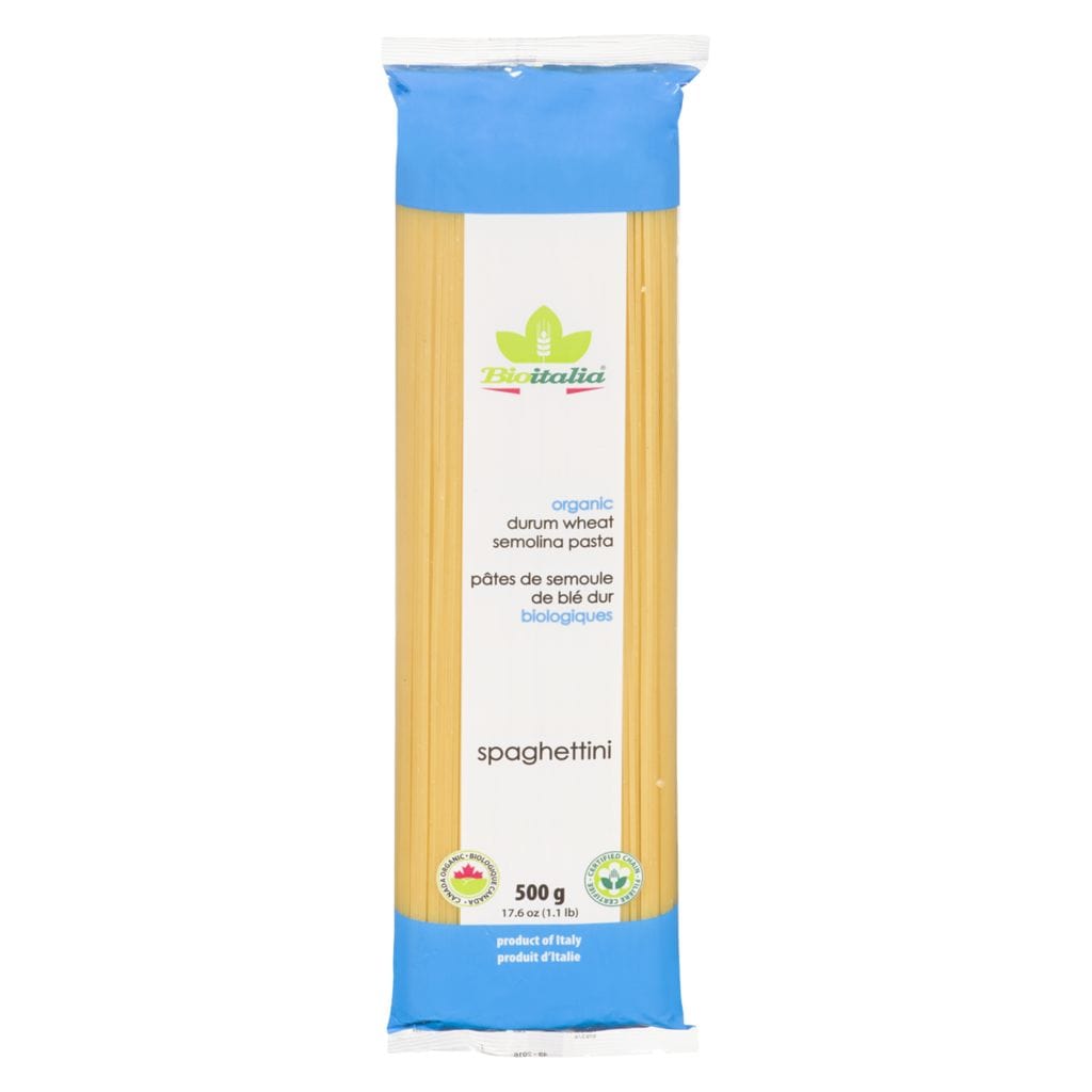 BIOITALIA Épicerie Pâtes spaghettini ble dur bio 500g