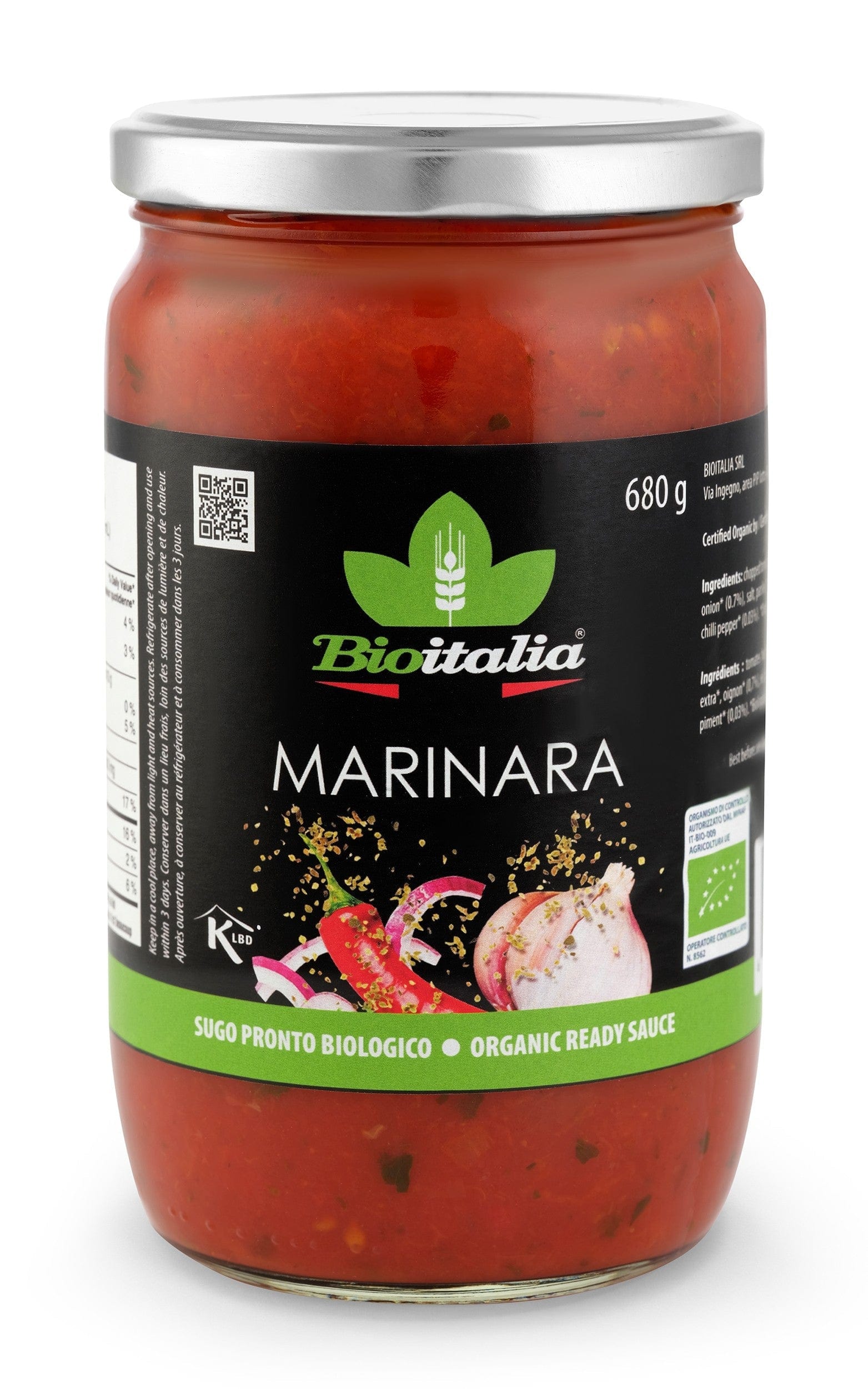 BIOITALIA Épicerie Sauce marinara bio 660ml