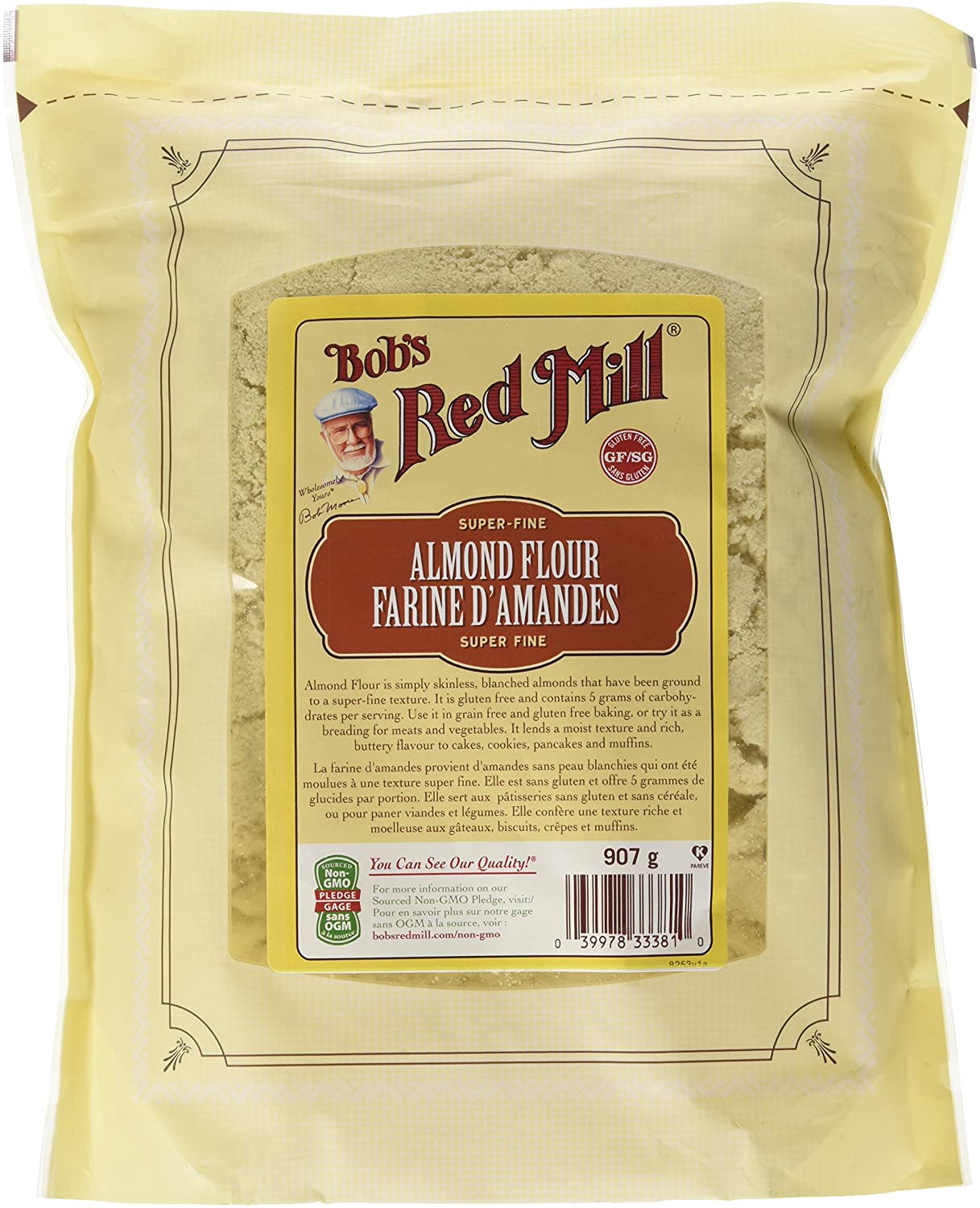 BOB'S RED MILL Épicerie Farine d'amandes super fine 907g