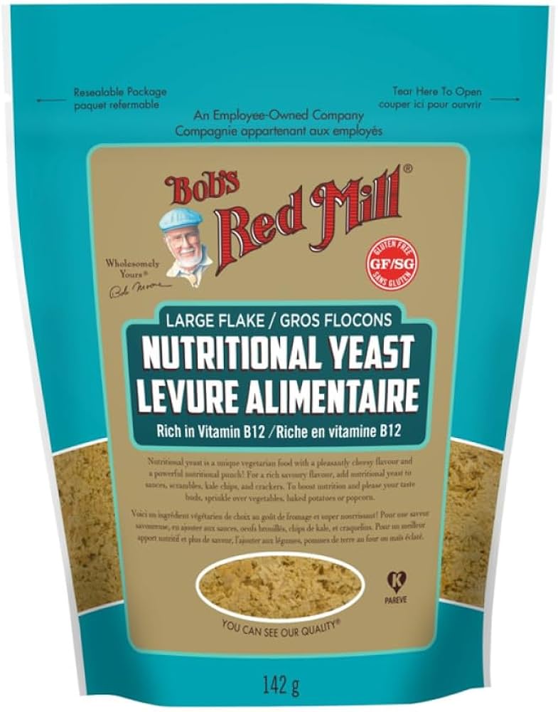 BOB'S RED MILL Épicerie Levure alimentaire riche en B12 142g