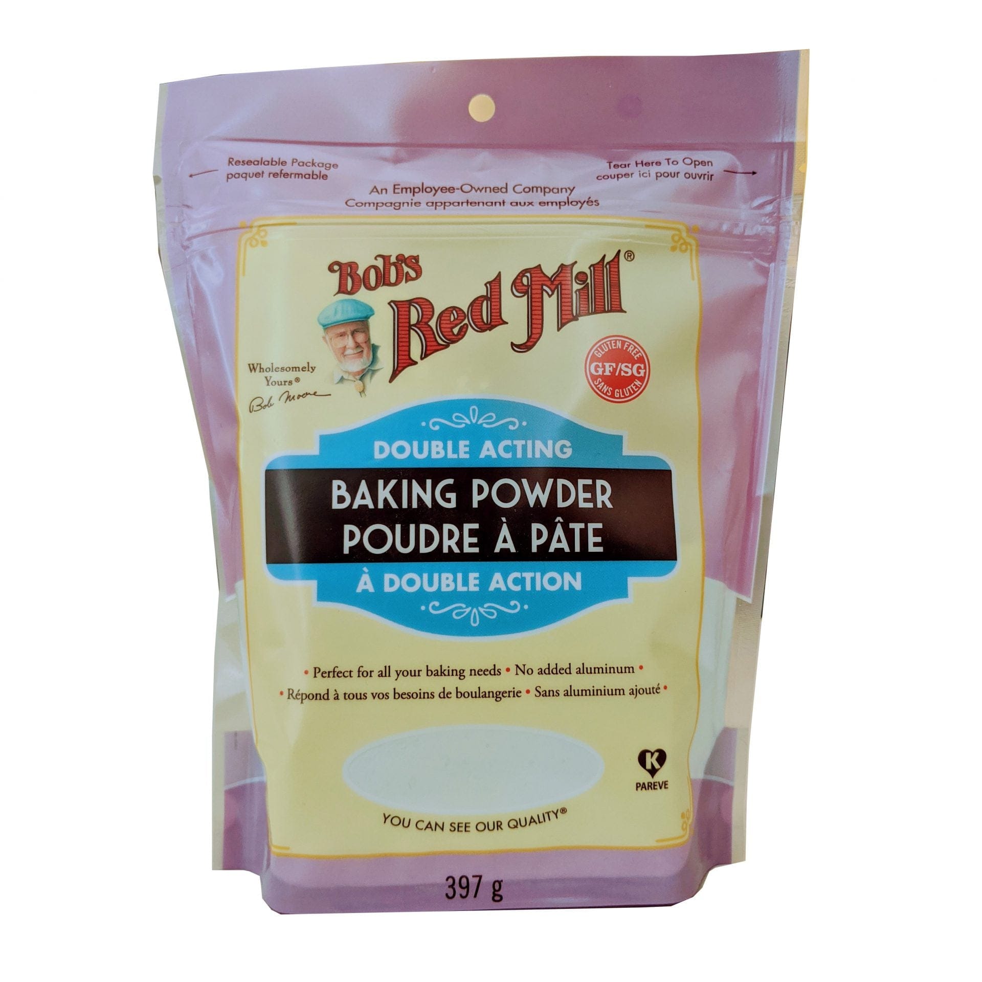BOB'S RED MILL Épicerie Poudre à pâte à double action sans-gluten 397g