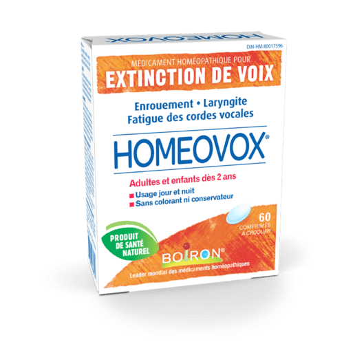 BOIRON LABORATOIRE Suppléments Homeovox (extinction de voix) 60comp