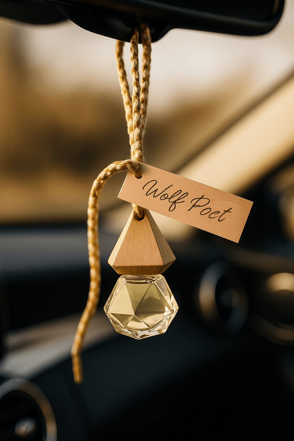 BOUTIQUE CADEAUX Boutique cadeaux Diffuseur pour voiture au bois de santal, pin noir, poivre noir et bergamote (1un)