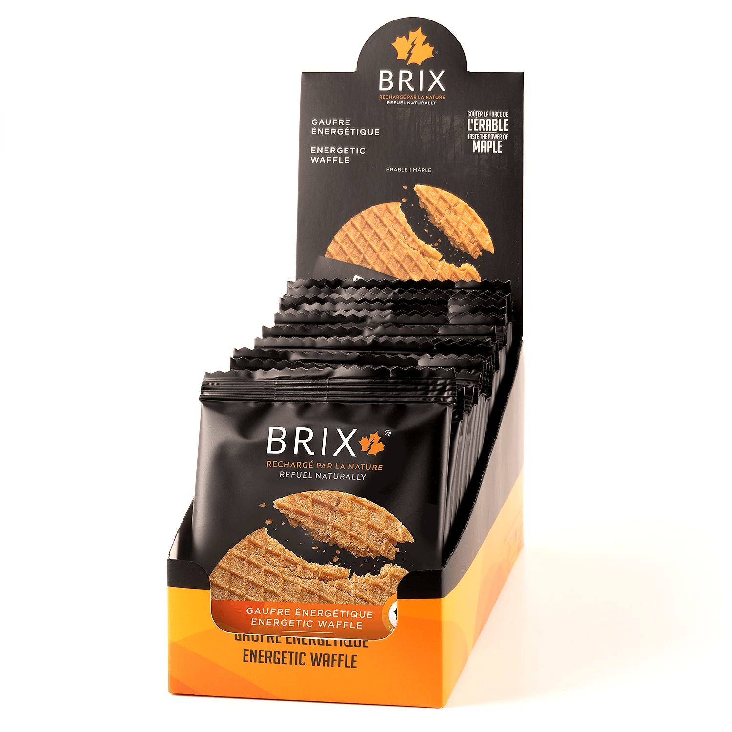 BRIX Suppléments Gaufres énergétiques (érable) 24x30g
