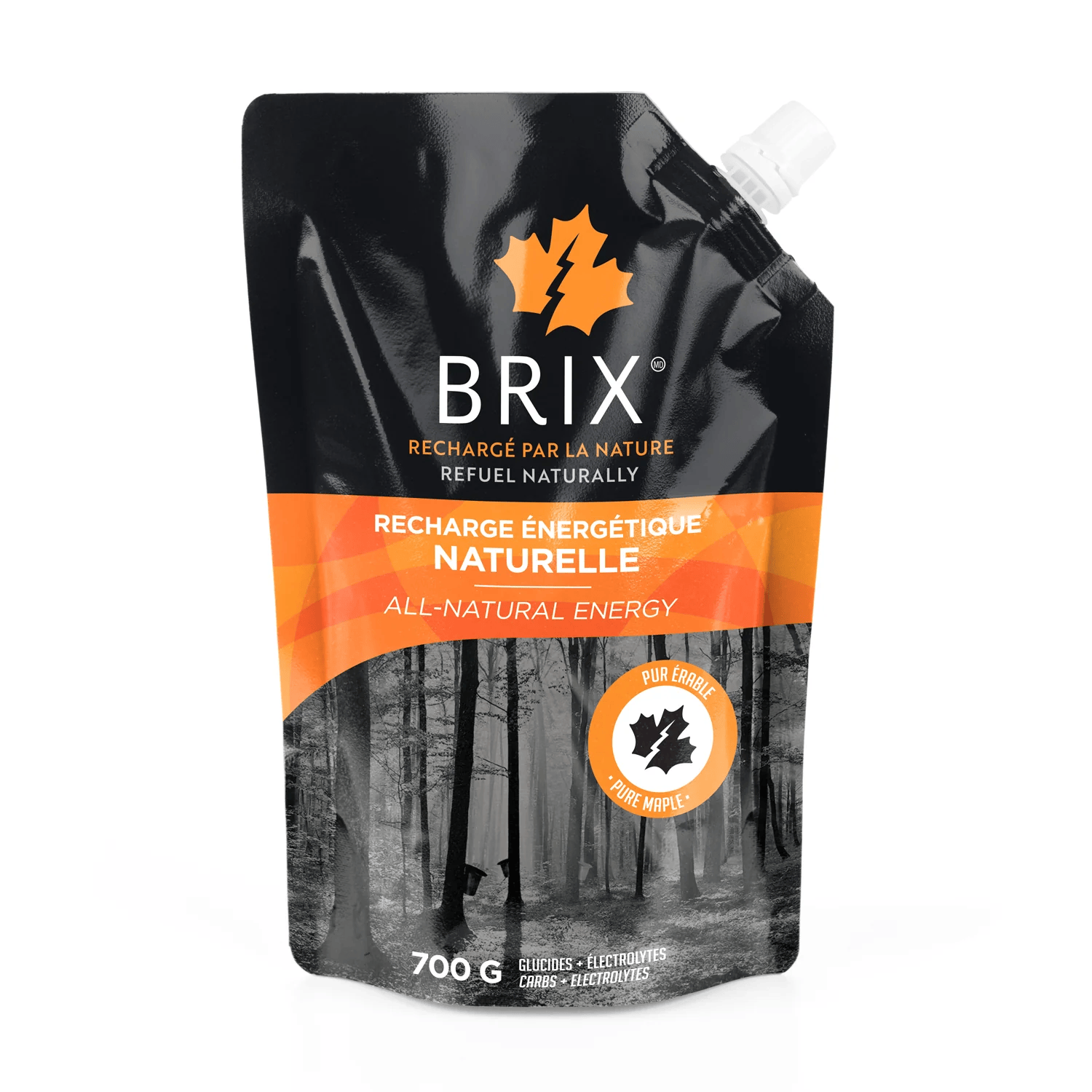 BRIX Suppléments Recharge énergétique naturelle (pur érable) 700g