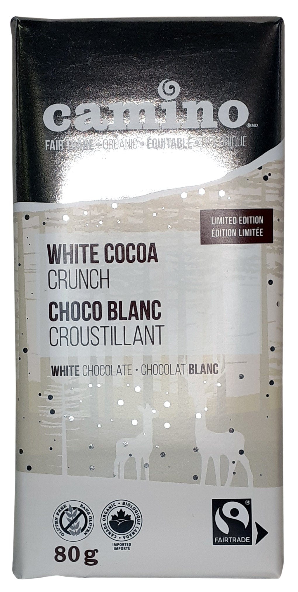 CAMINO Épicerie Chocolat blanc croustillant bio 80g