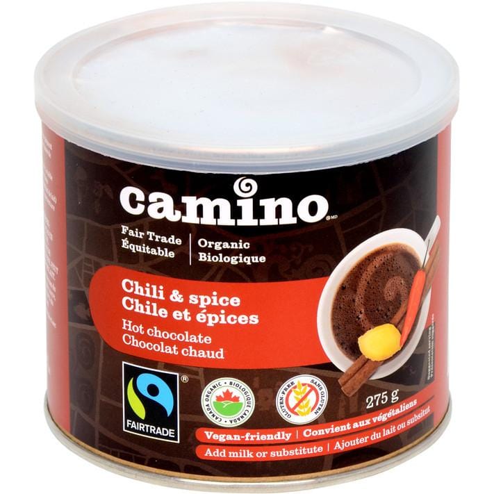 CAMINO Épicerie Chocolat chaud chili biologique  275g