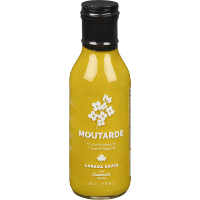 CANADA SAUCE Épicerie Moutarde préparée jaune 350ml