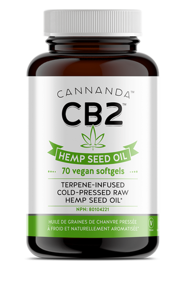 CANNANDA Suppléments Huile de chanvre CB2 et terpènes  70vgels
