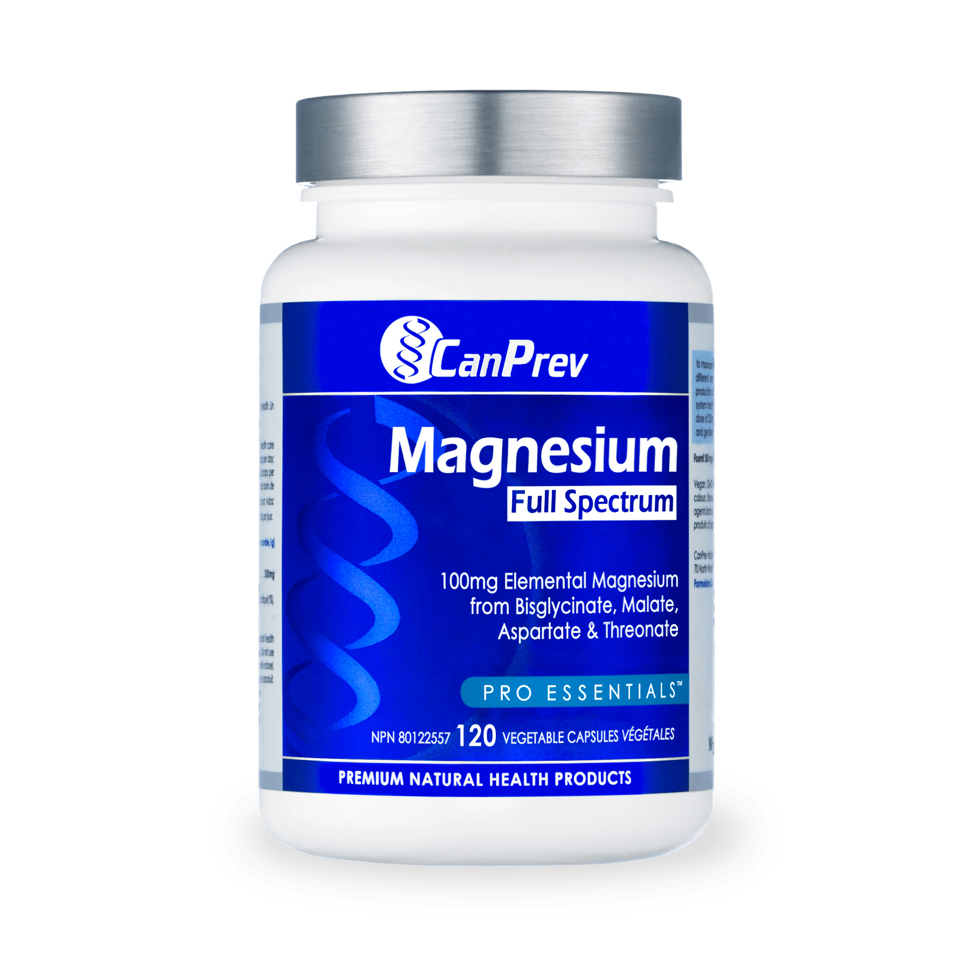 CANPREV Suppléments Magnesium bisglycinate 200 120vcaps