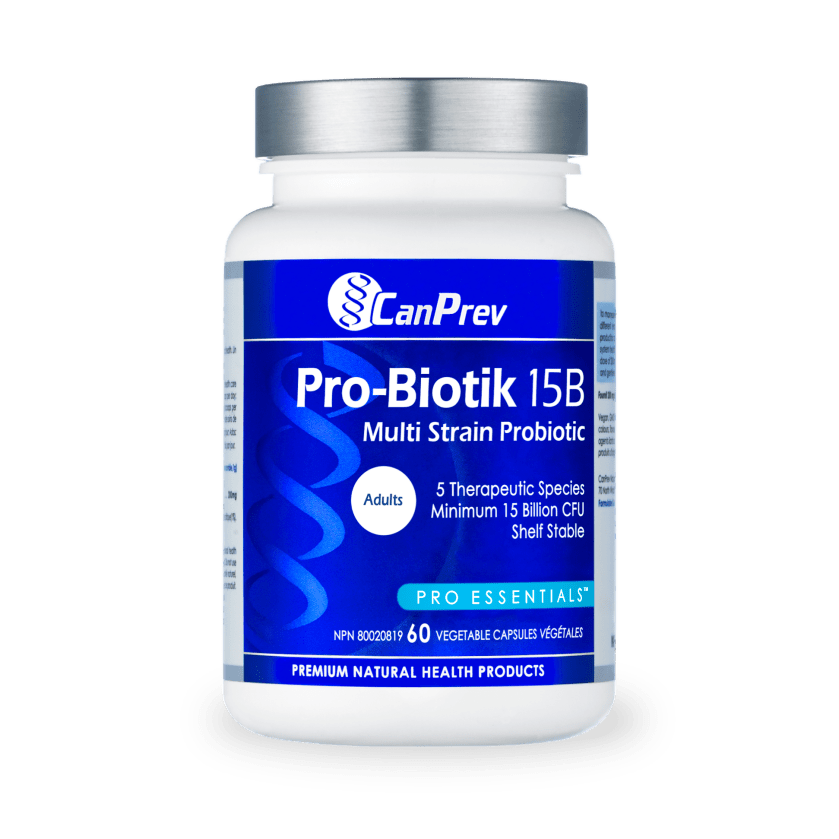 CANPREV Suppléments Pro-Biotik 15B  60vcaps