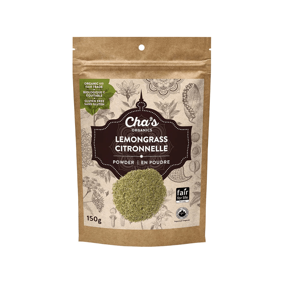 CHA'S ORGANIC Épicerie Citronnelle en poudre bio 150g