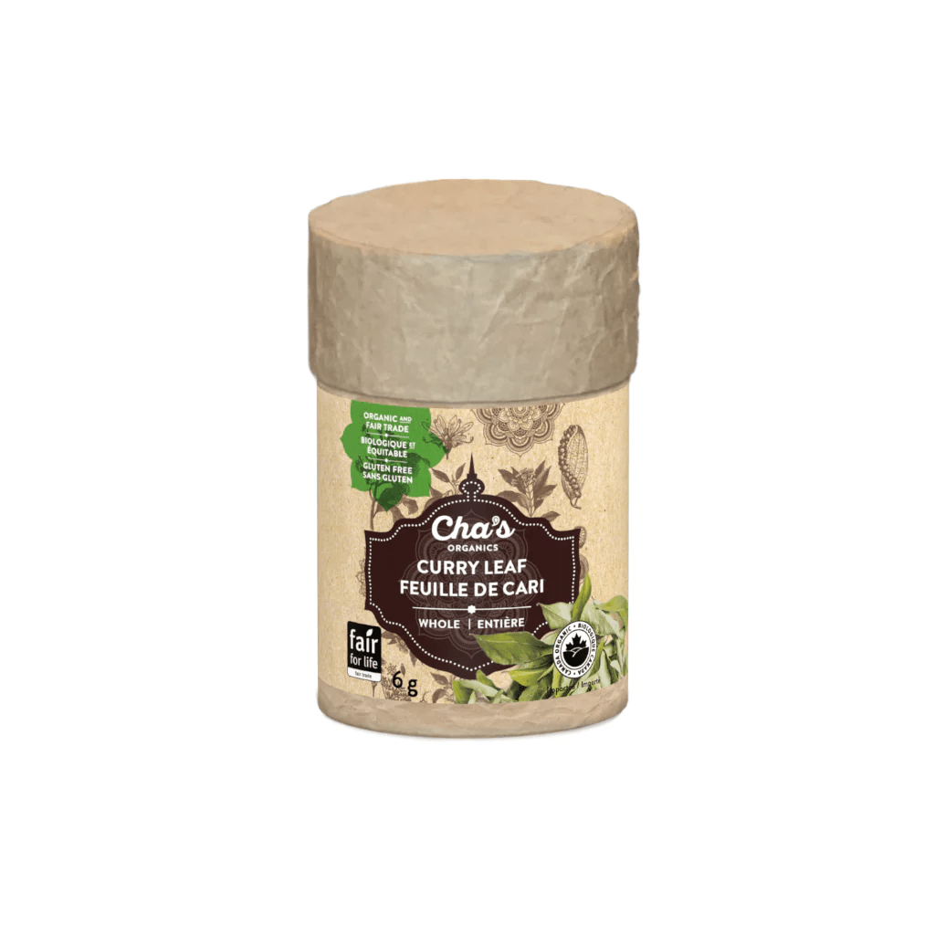 CHA'S ORGANIC Épicerie Feuilles entières de cari bio 6g