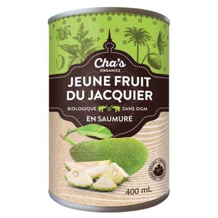 CHA'S ORGANIC Épicerie Jeune jacquier biologique 400ml
DATE DE PÉREMPTION : 25 JUIN 2025